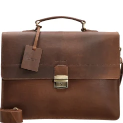 Vintage Dean - Aktentasche 15.6" 38 cm (cognac)