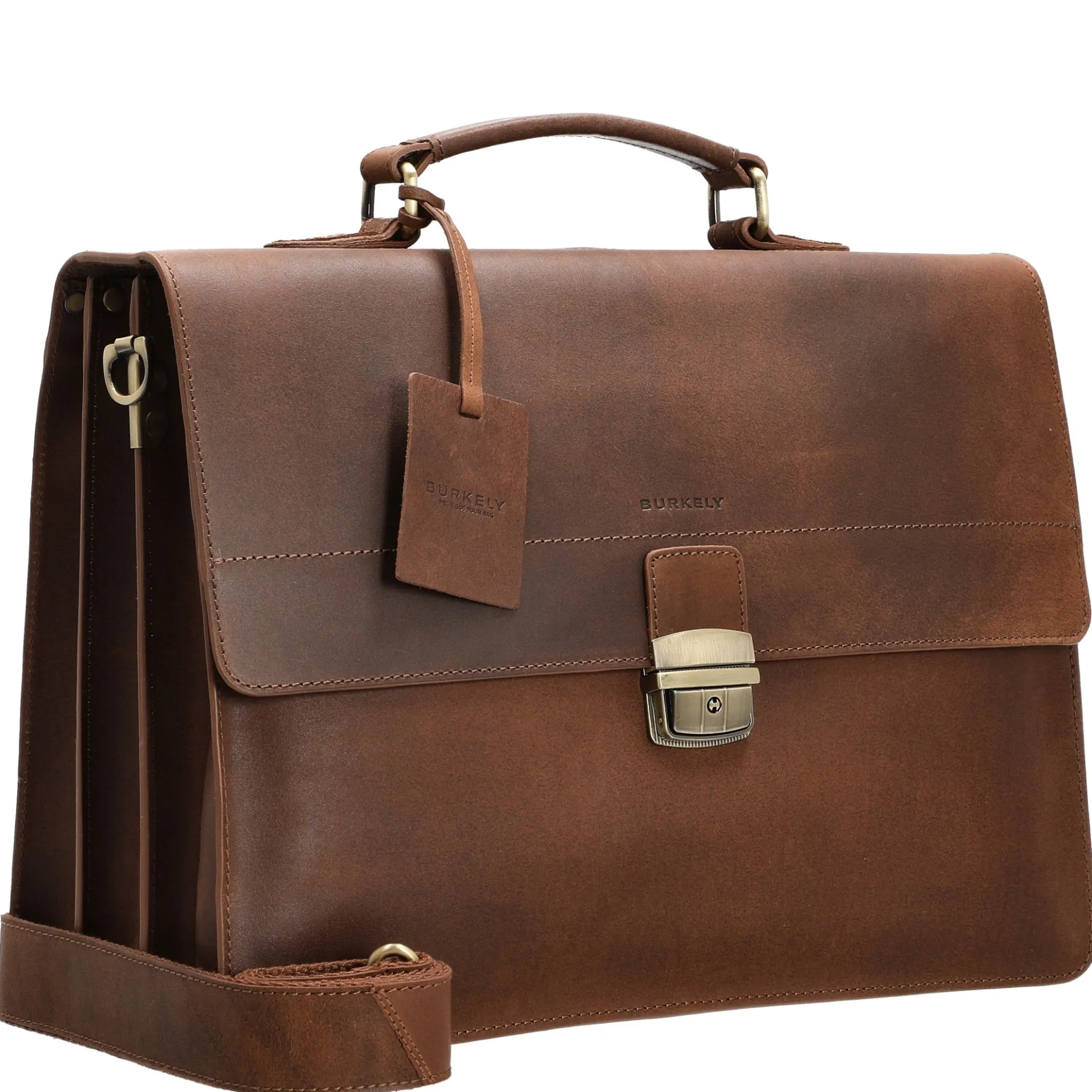 Vintage Dean - Aktentasche 15.6" 38 cm (cognac)