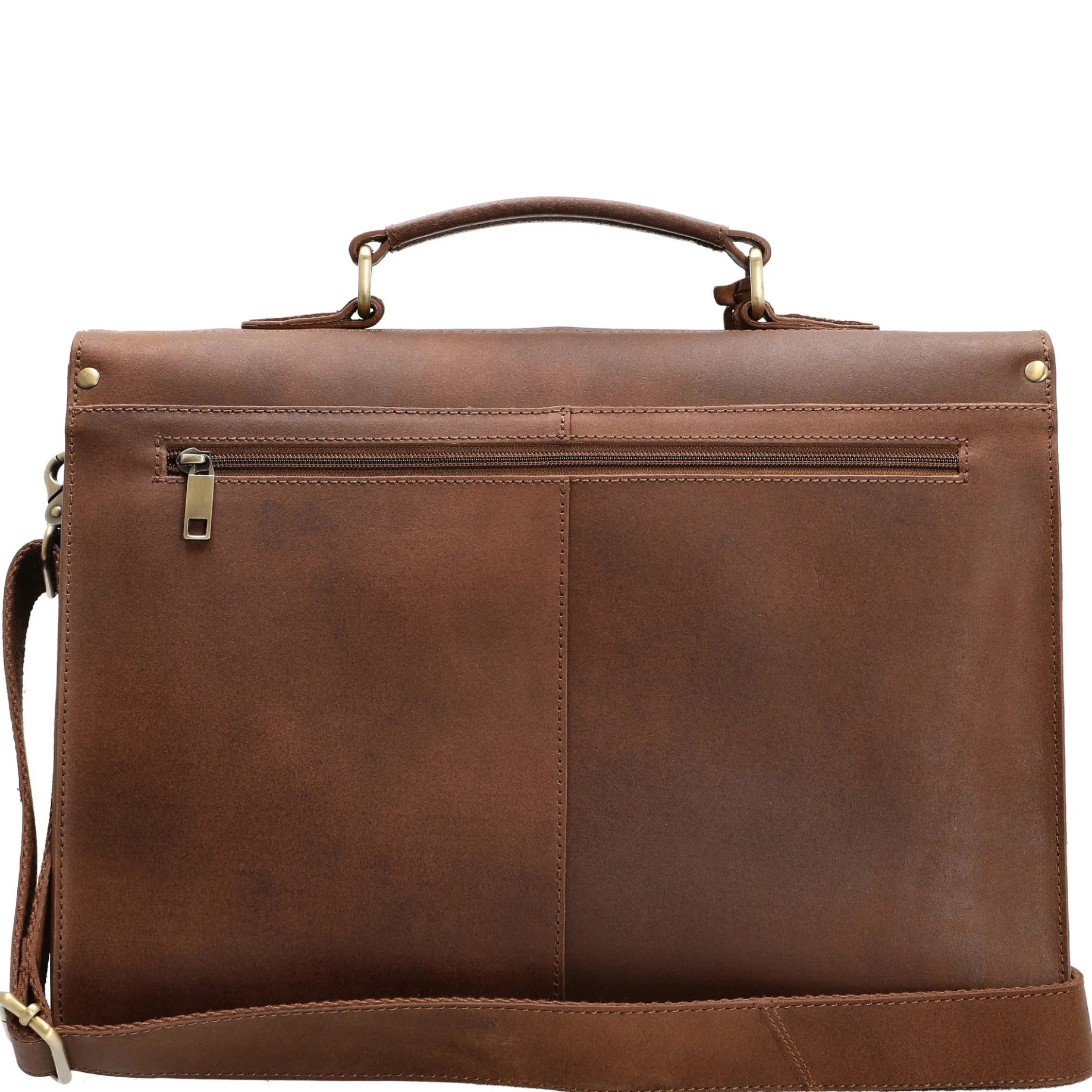 Vintage Dean - Aktentasche 15.6" 38 cm (cognac)