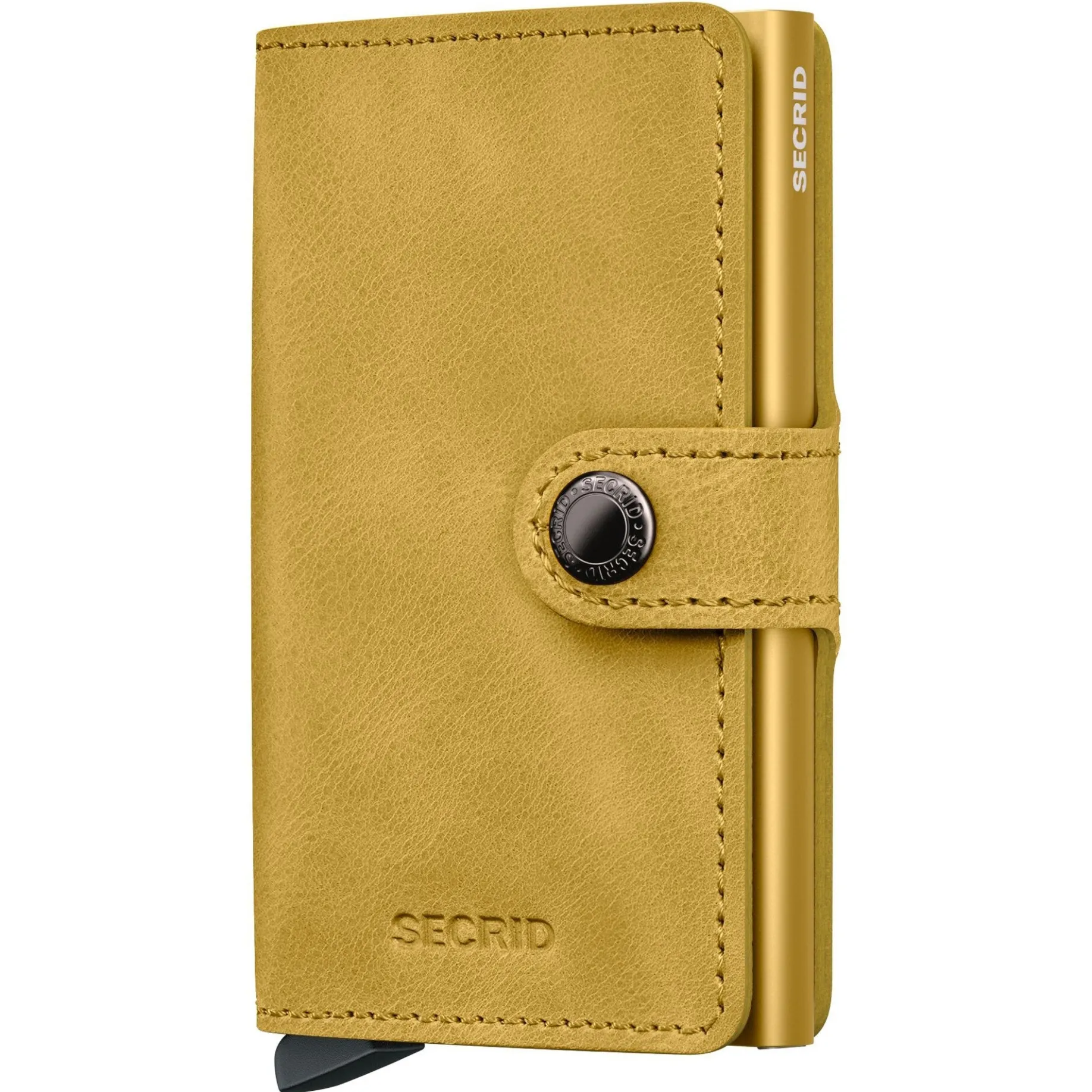 Vintage Miniwallet - Geldbörse RFID 6.5 cm (yellow)