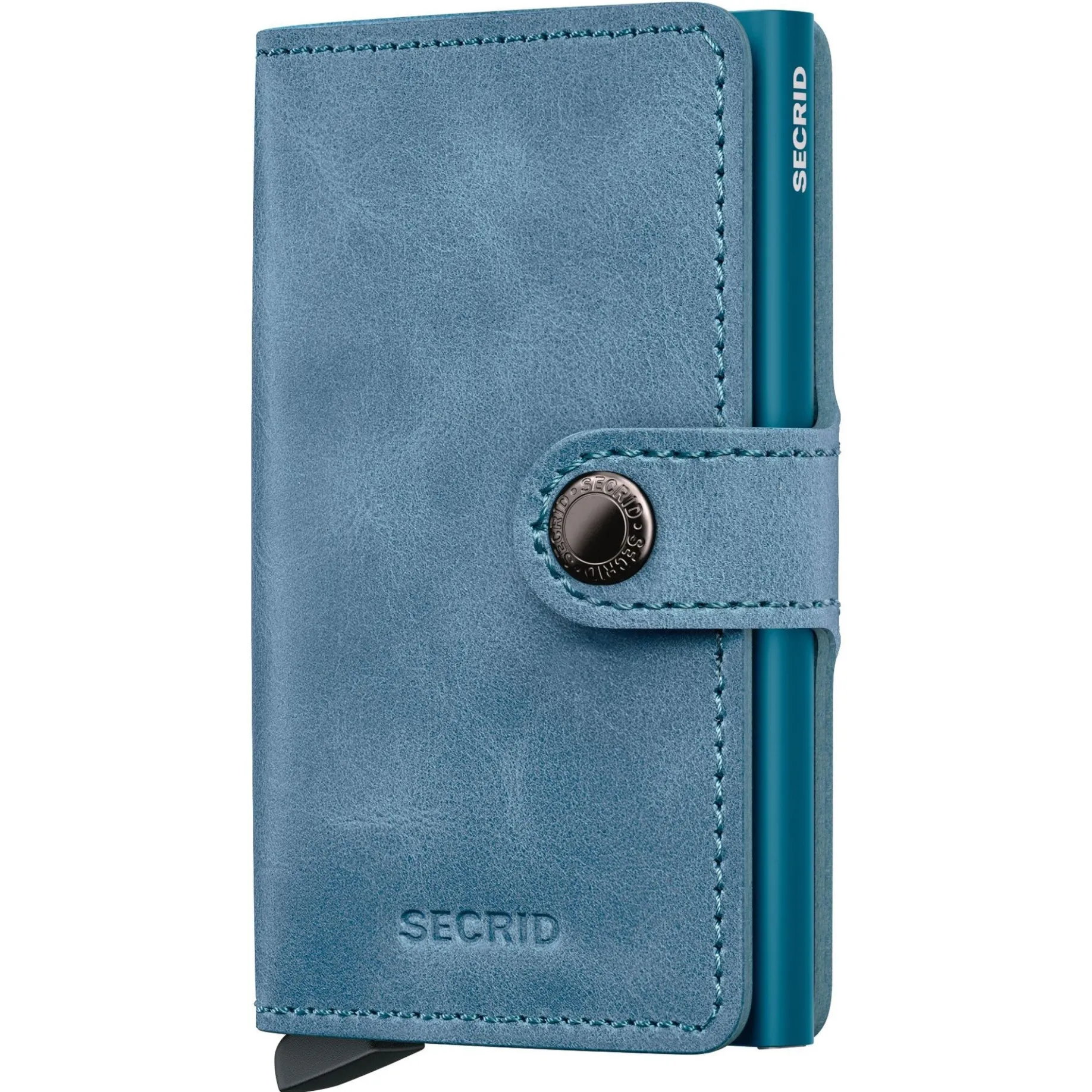 Vintage Miniwallet - Geldbörse RFID 6.5 cm (teal)