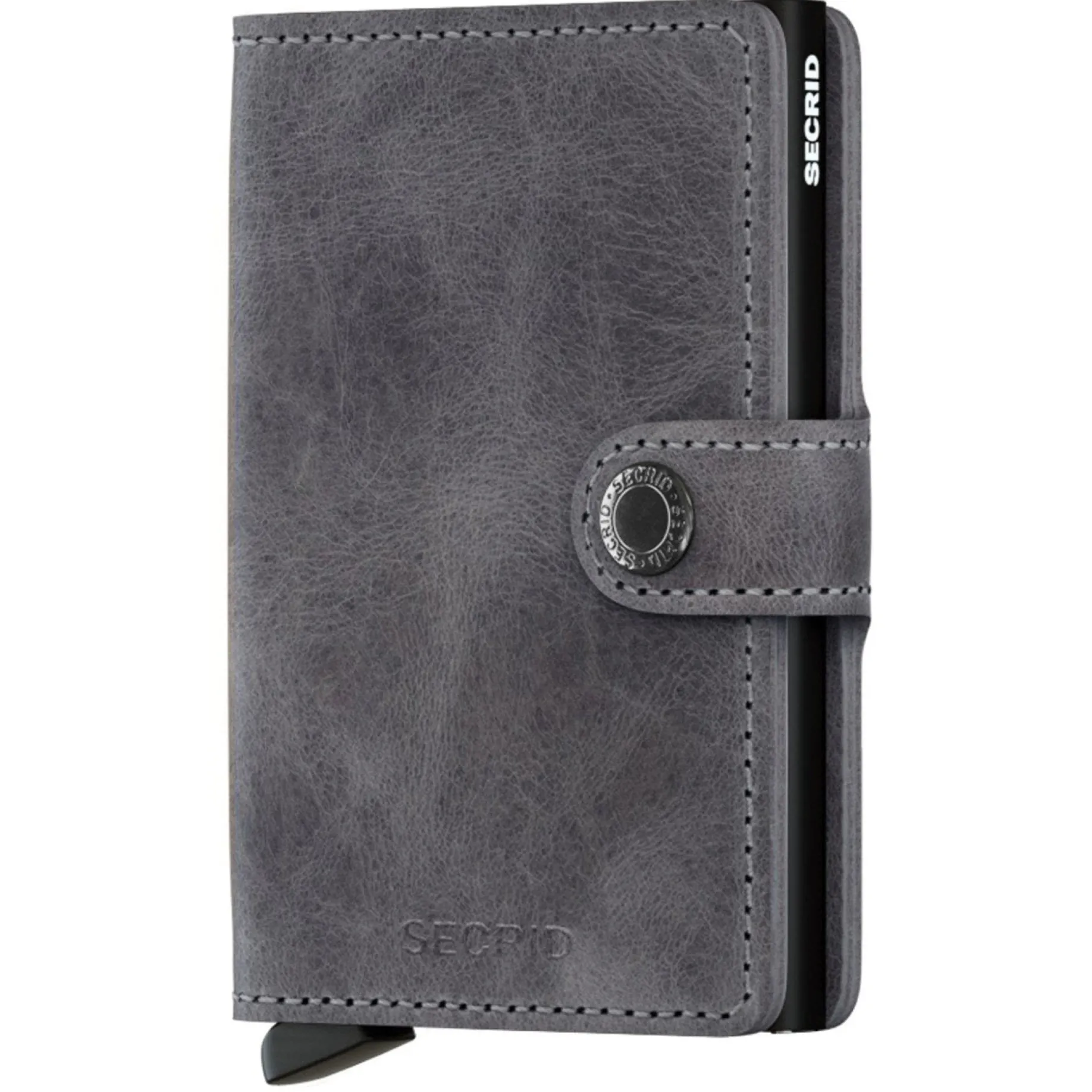 Vintage Miniwallet - Geldbörse RFID 6.5 cm (grey-black)