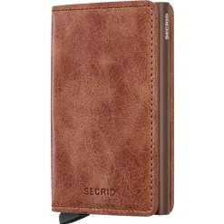 Vintage Slimwallet - Geldbörse RFID 6.8 cm (cognac-brown)