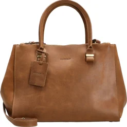 Vintage Wieske Workbag - Handtasche 35 cm (cognac)