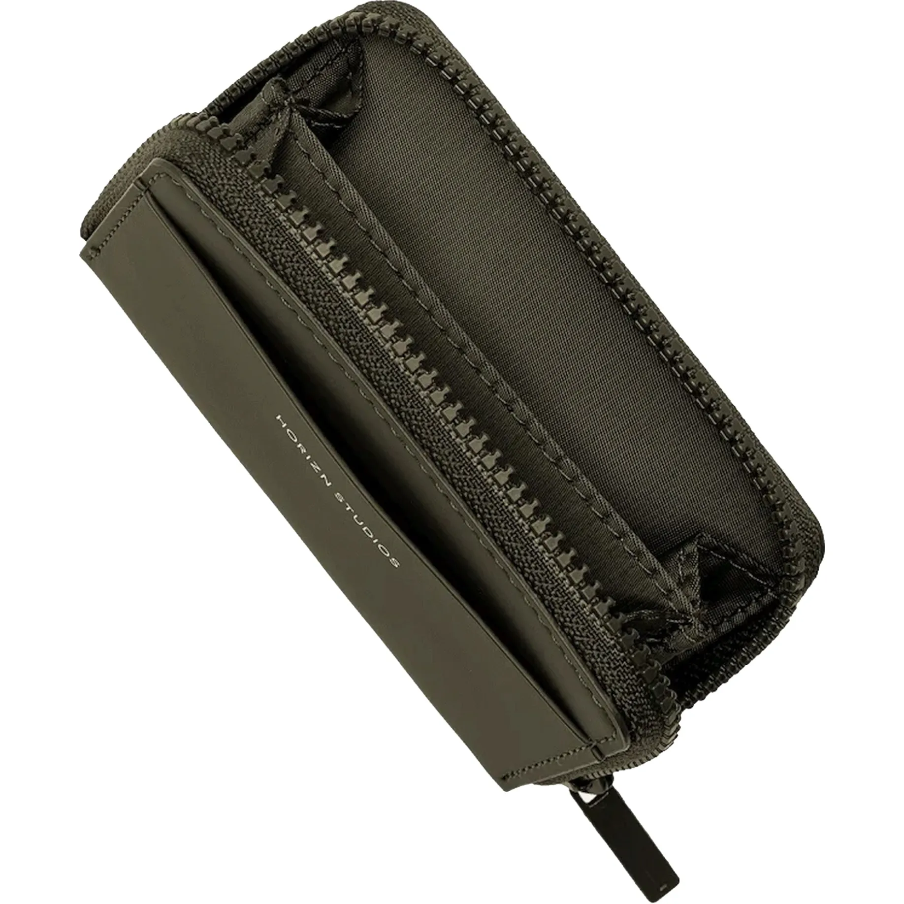 Wallet - Geldbörse 10 cm (dark olive)