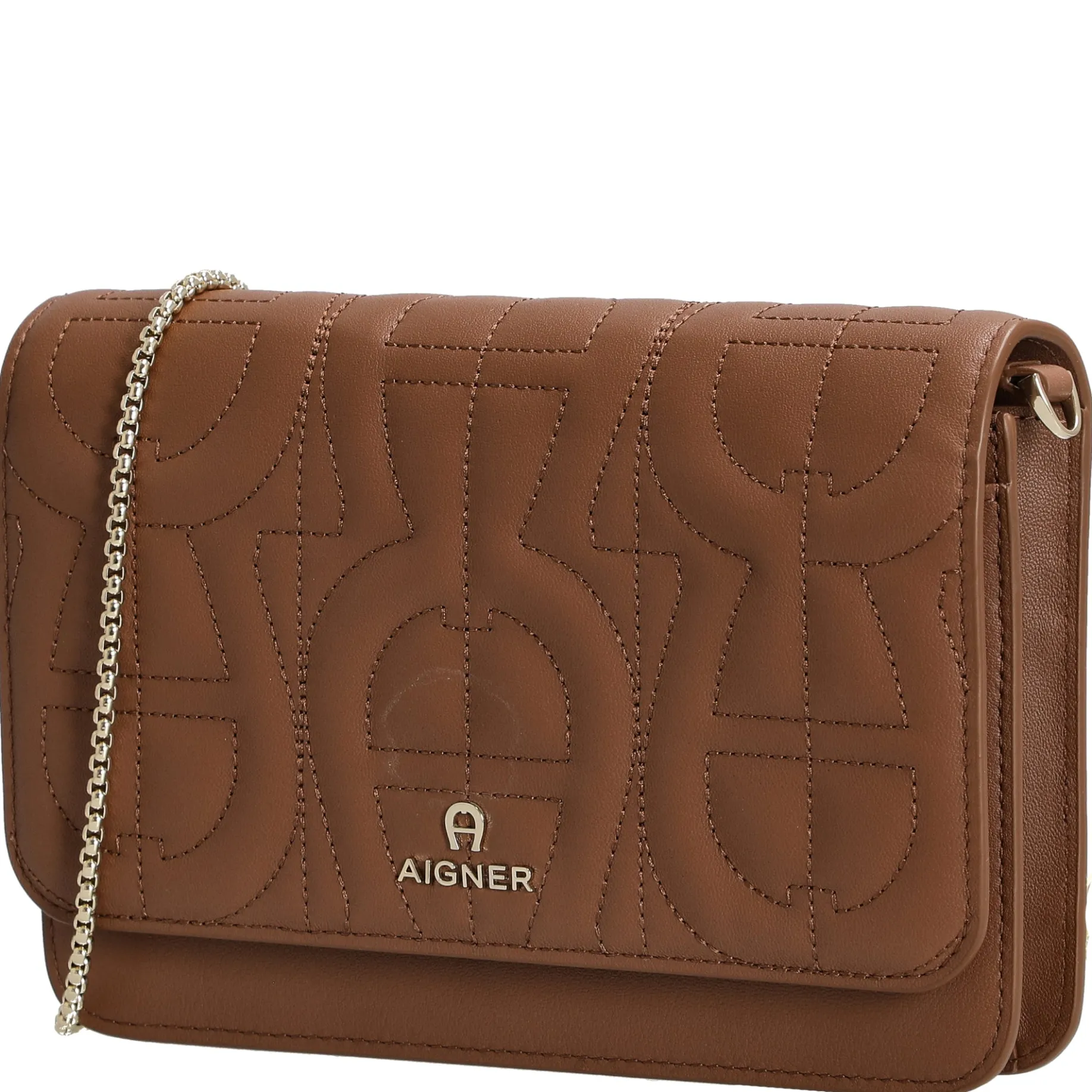 Wallet On Chain - Umhängetasche 6cc 19 cm (demi brown)