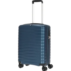 Wave - 4-Rollen Kabinentrolley S 55 cm (denim)