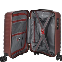 Wave - 4-Rollen-Kabinentrolley 45 cm (Easyjet Handgepäck) (rosso scuro)