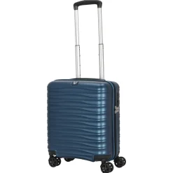 Wave - 4-Rollen-Kabinentrolley 45 cm (Easyjet Handgepäck) (denim)