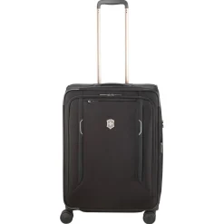 Werks Traveler 6.0 Softside M - 4-Rollen-Trolley M 63 cm erw. (black)