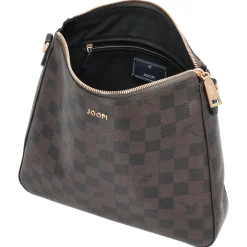 Women Cortina Piazza Jasmina - Schultertasche M 27 cm (seal brown)