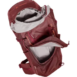 Women's Asymmetric 38+8 - Wanderrucksack 65 cm (dark cherry)