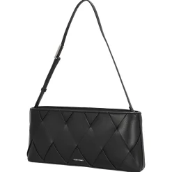 Woven - Schultertasche 31 cm (ck black)