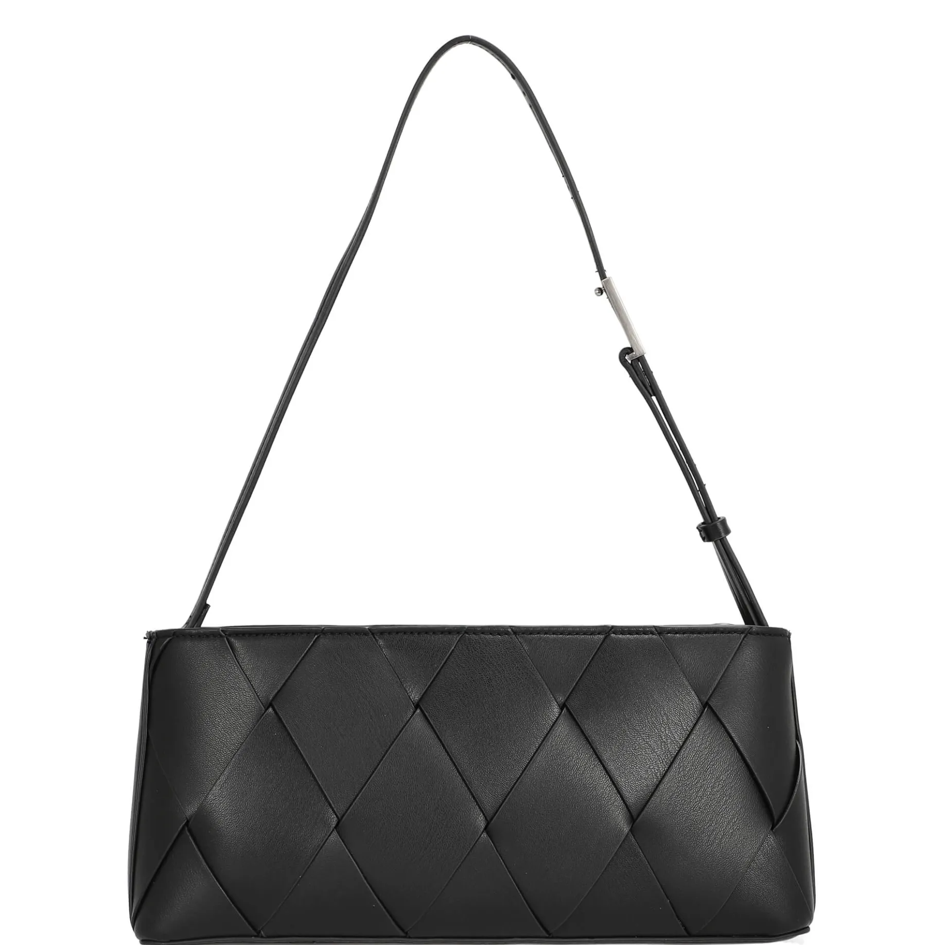 Woven - Schultertasche 31 cm (ck black)