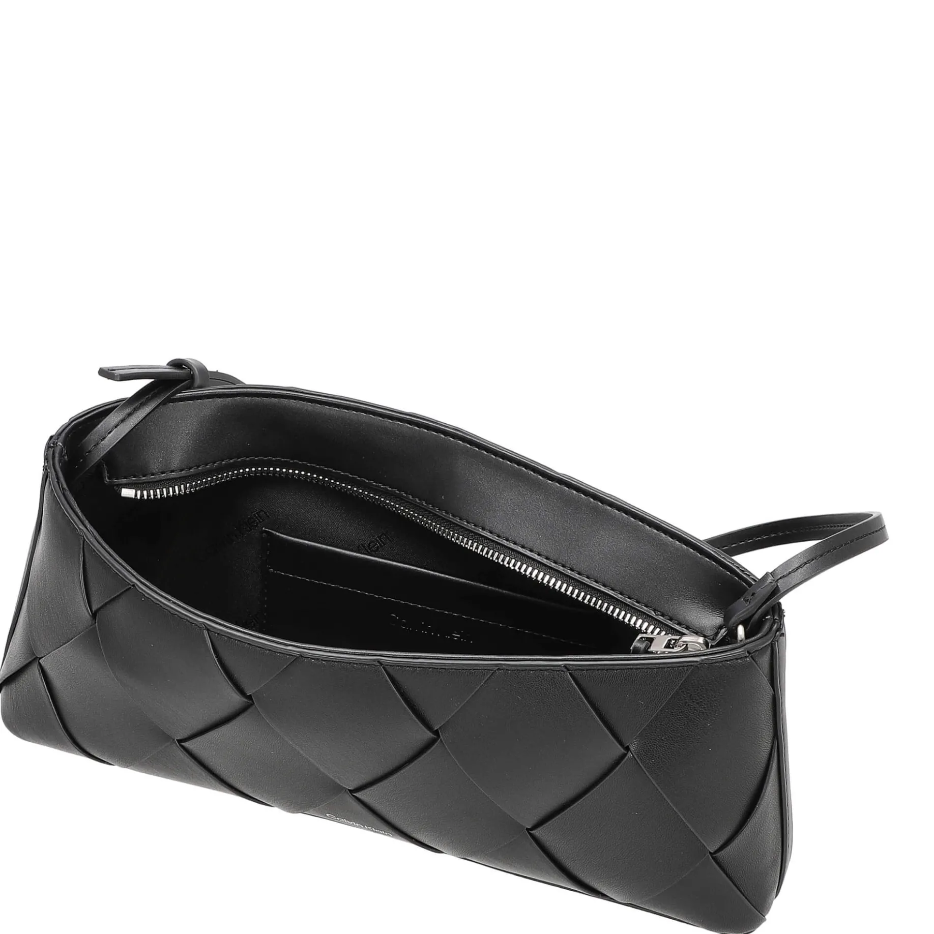 Woven - Schultertasche 31 cm (ck black)