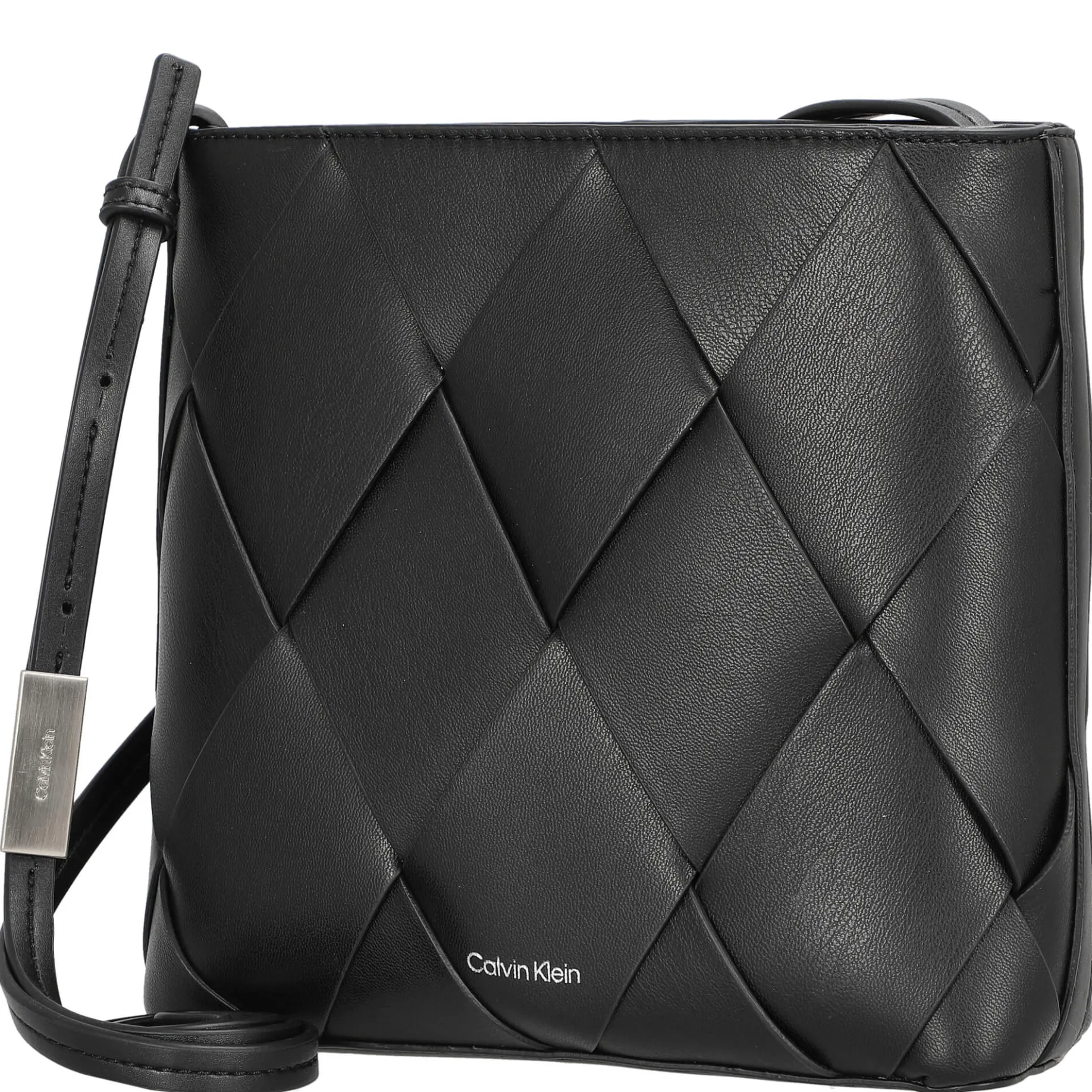 Woven Square - Umhängetasche 20 cm (ck black)