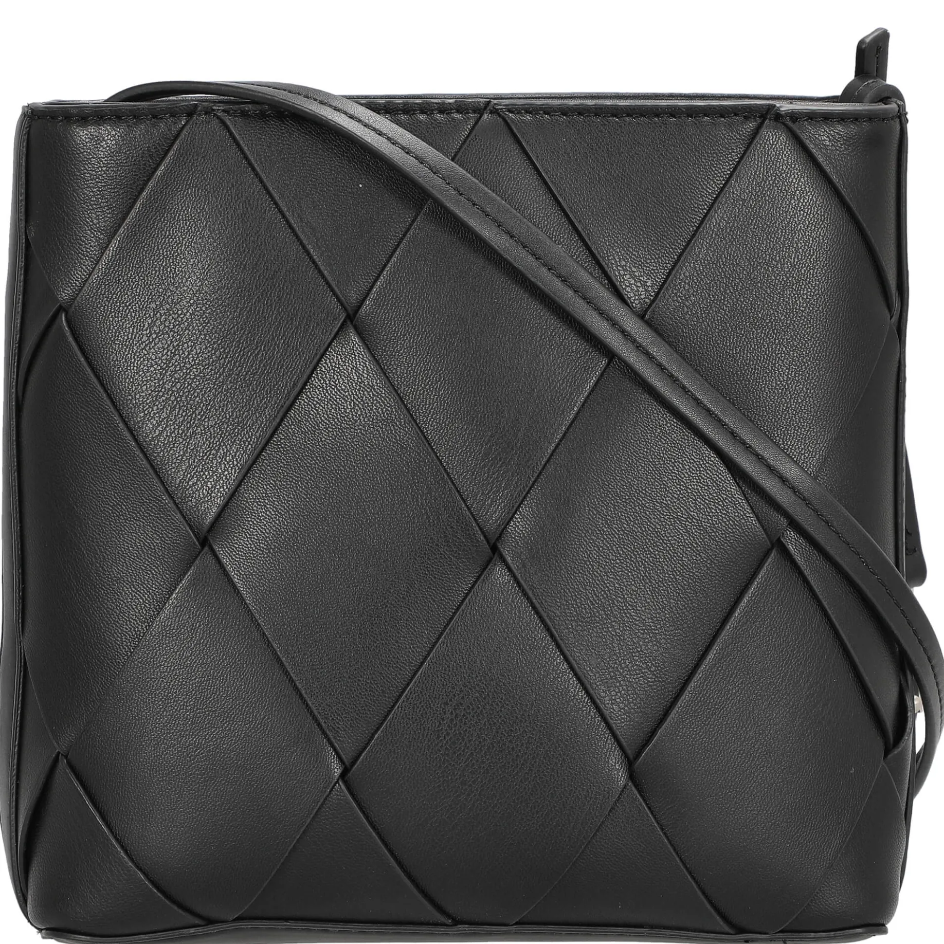 Woven Square - Umhängetasche 20 cm (ck black)