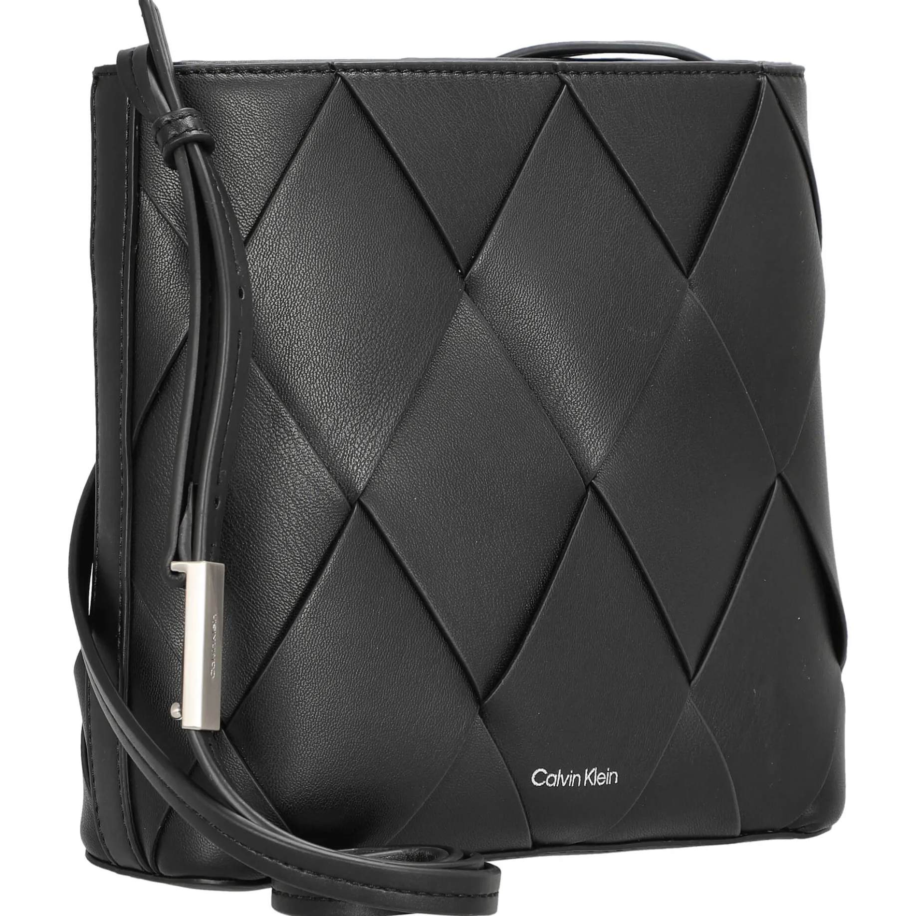 Woven Square - Umhängetasche 20 cm (ck black)