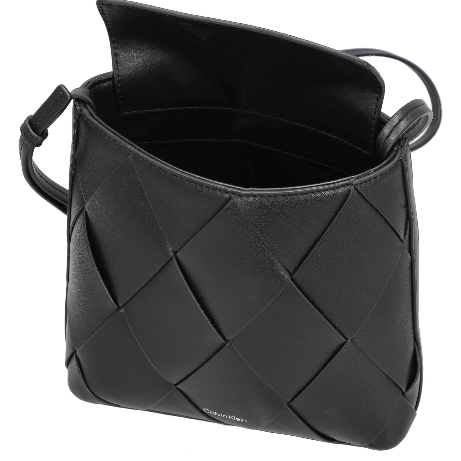 Woven Square - Umhängetasche 20 cm (ck black)
