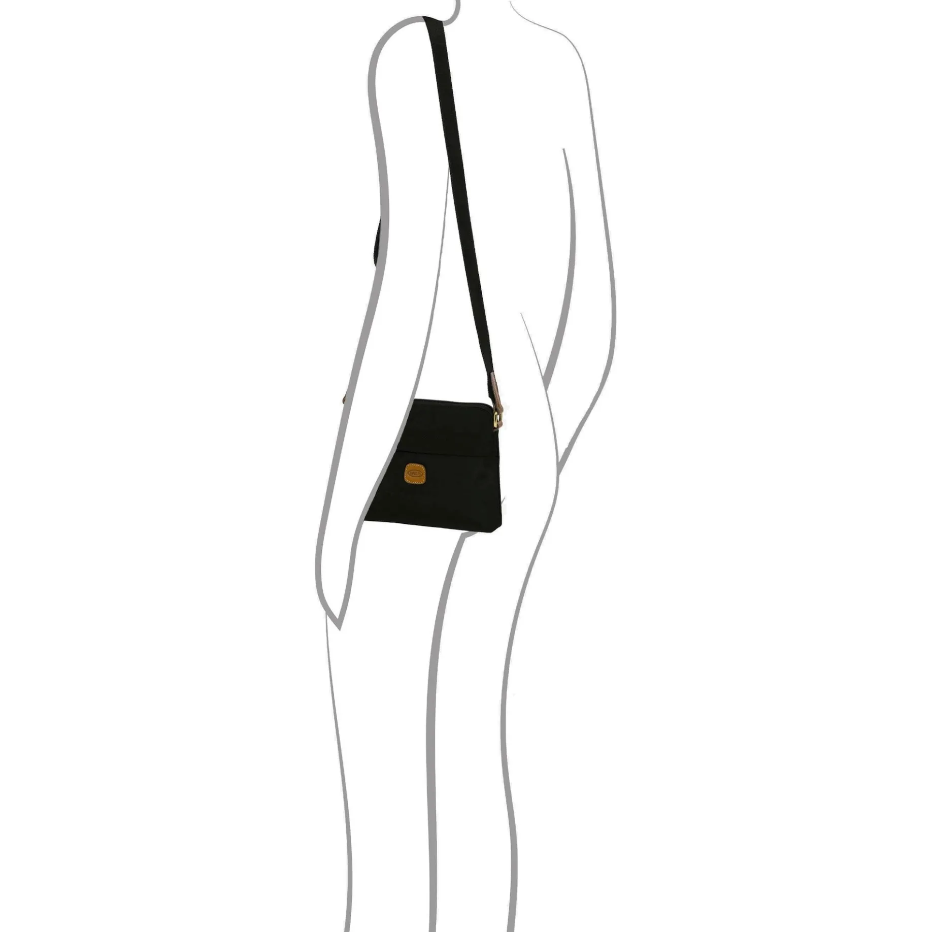 X-Bag - Schultertasche 23 cm (black)