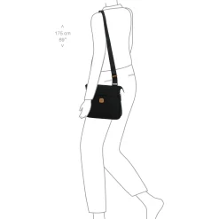 X-Bag - Umhängetasche 26 cm erw. (black)