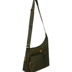 X-Bag Hipster - Schultertasche 32 cm (olive)