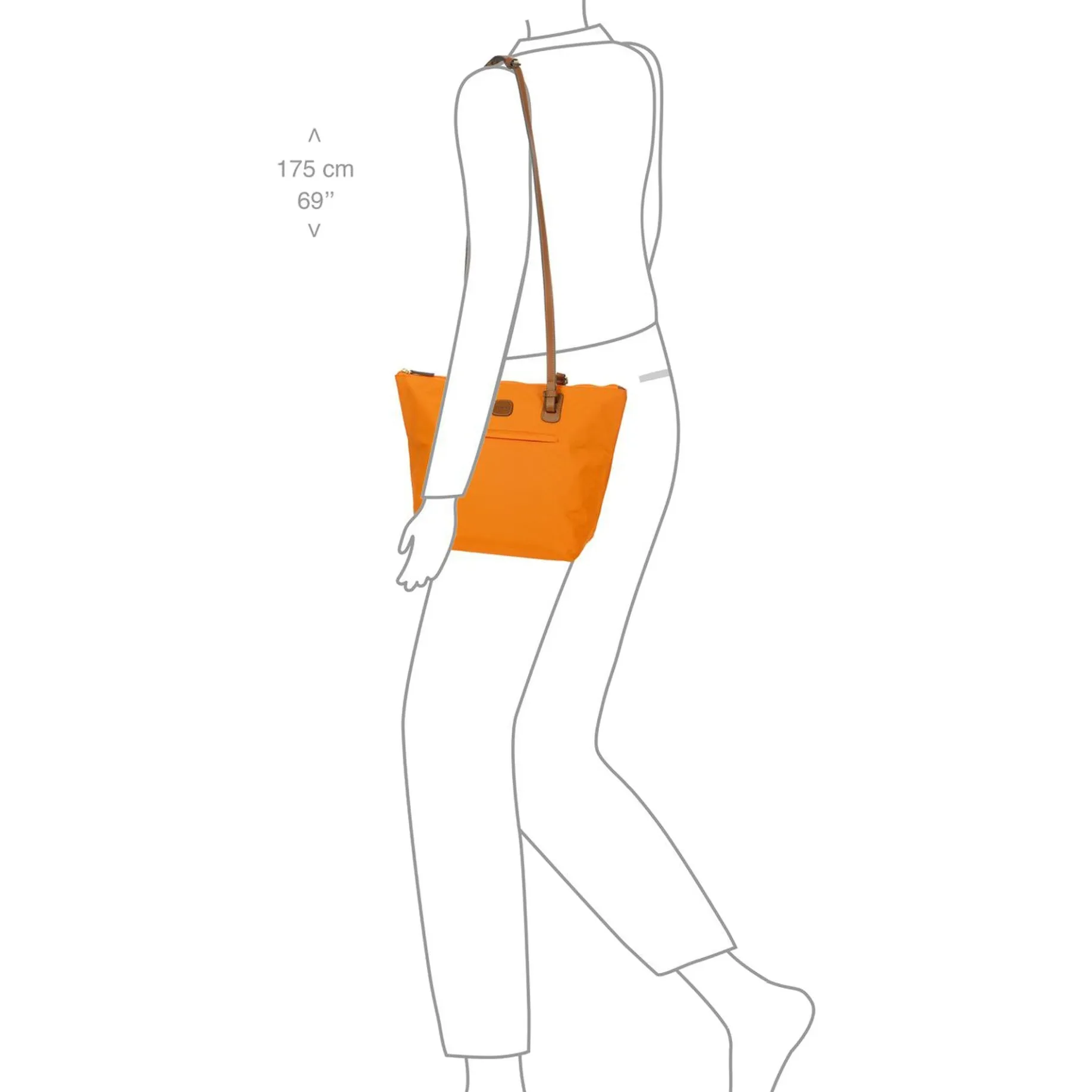 X-Bag Shopping M Sportina - Schultertasche 27 cm (sunset)