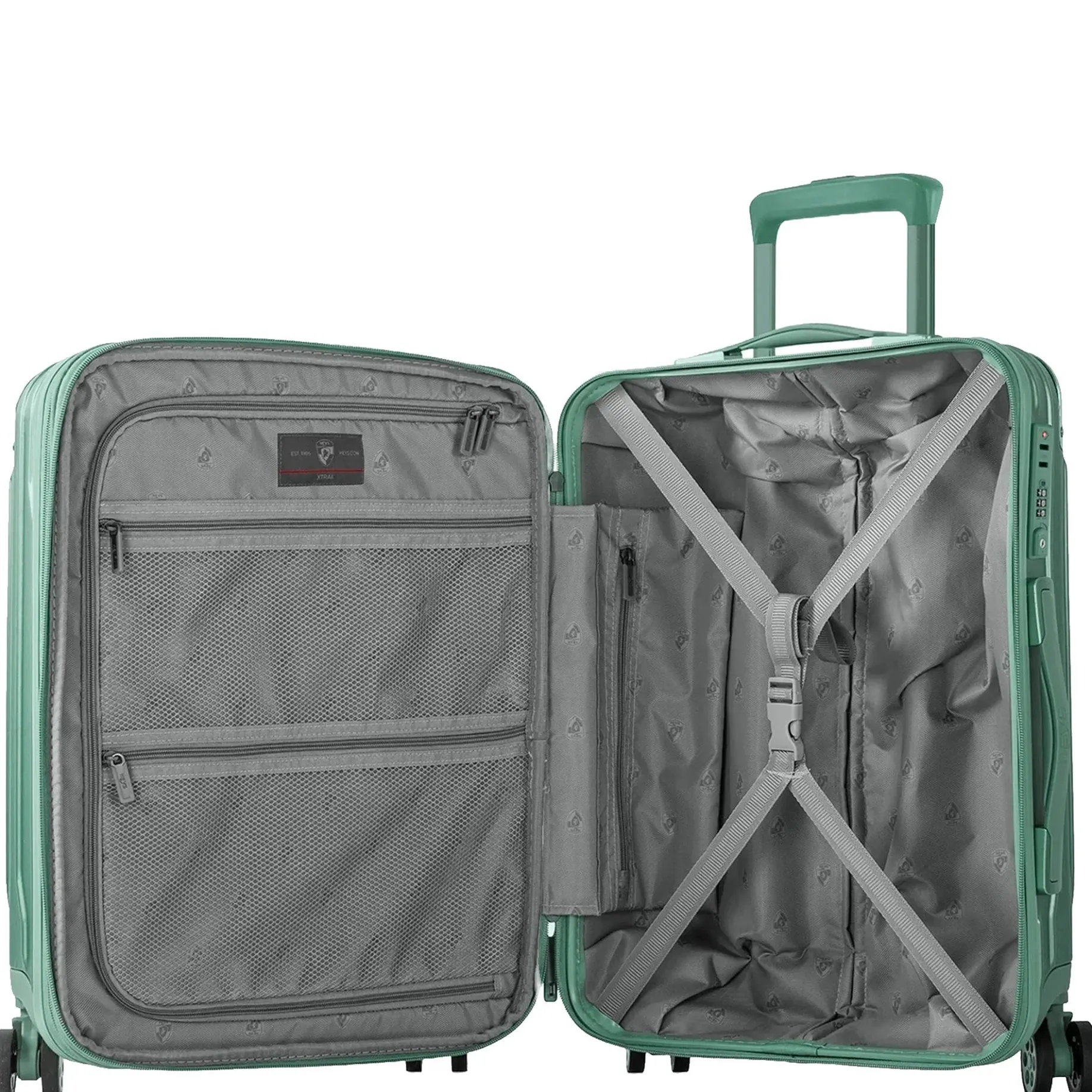Xtrak - 4-Rollen-Kabinentrolley S 55 cm erw. (midnight green)