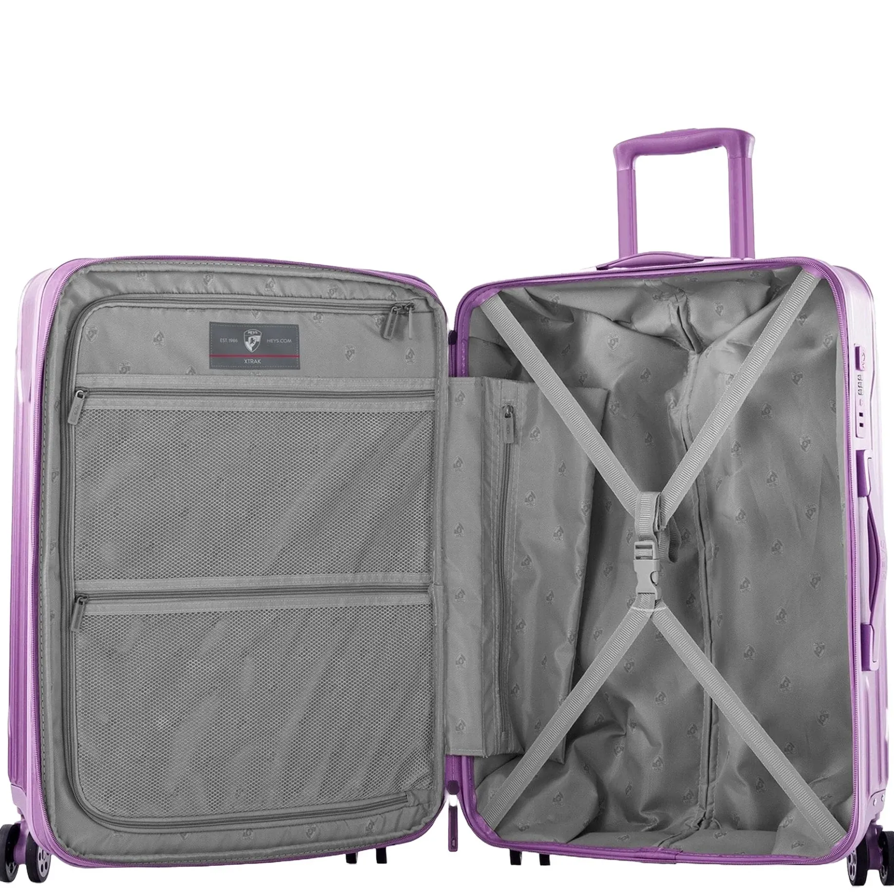 Xtrak - 4-Rollen-Trolley M 66 cm erw. (lavender)