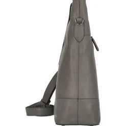 Yay - Unhängetasche 35 cm Rindsleder (granite)