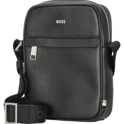 Zair Ns Zip - Umhängetasche Leder 21 cm (schwarz)