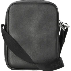 Zair Ns Zip - Umhängetasche Leder 21 cm (schwarz)