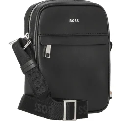 Zair Ns Zip - Umhängetasche Leder 21 cm (schwarz)