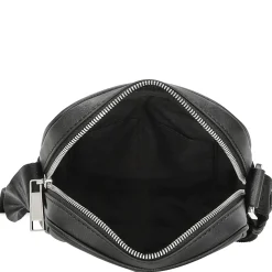 Zair Ns Zip - Umhängetasche Leder 21 cm (schwarz)