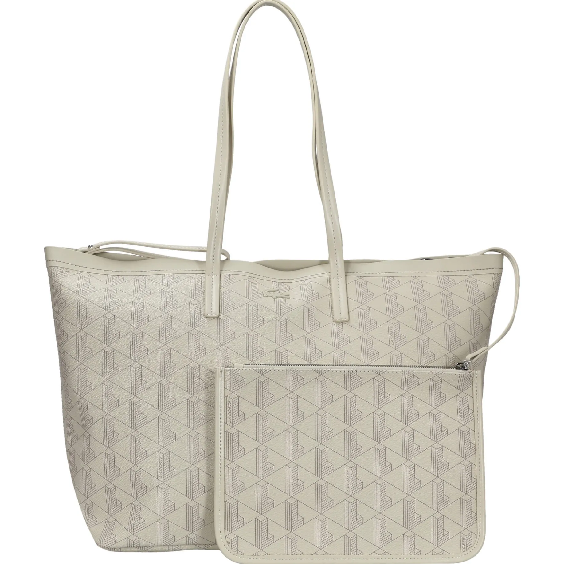 Zely - Shopper 37 cm (mono bone white taupe)
