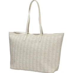 Zely - Shopper 37 cm (mono bone white taupe)