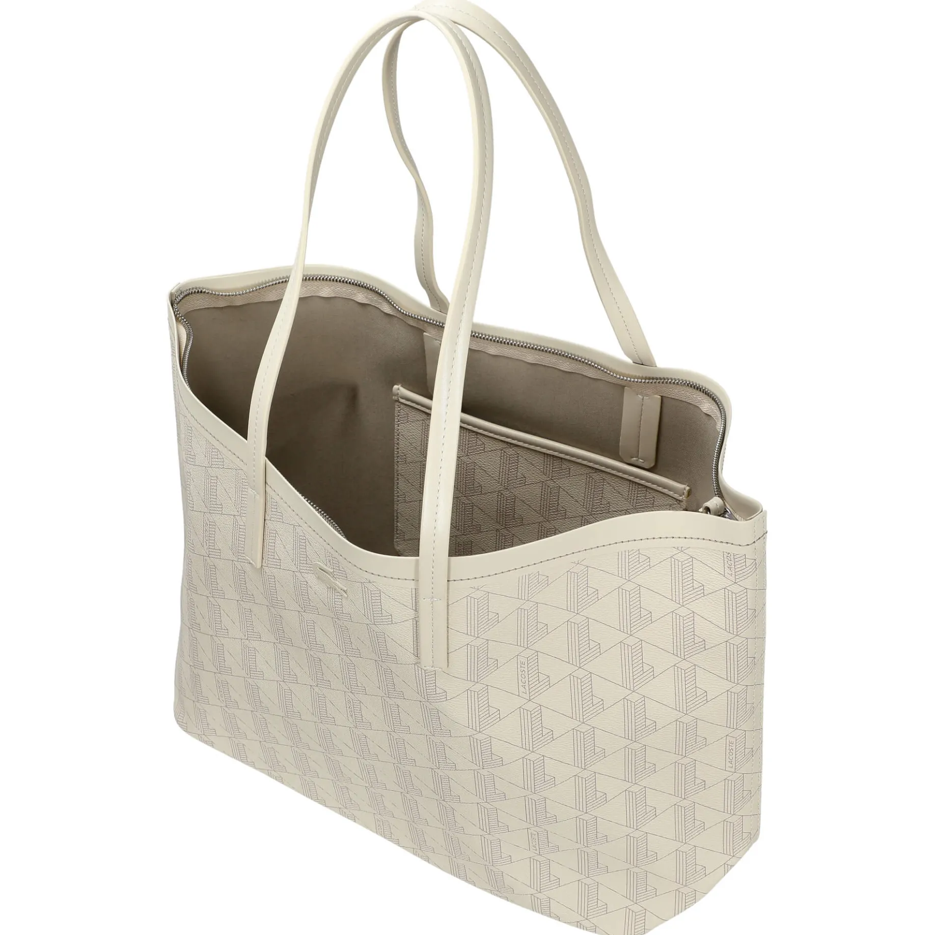 Zely - Shopper 37 cm (mono bone white taupe)