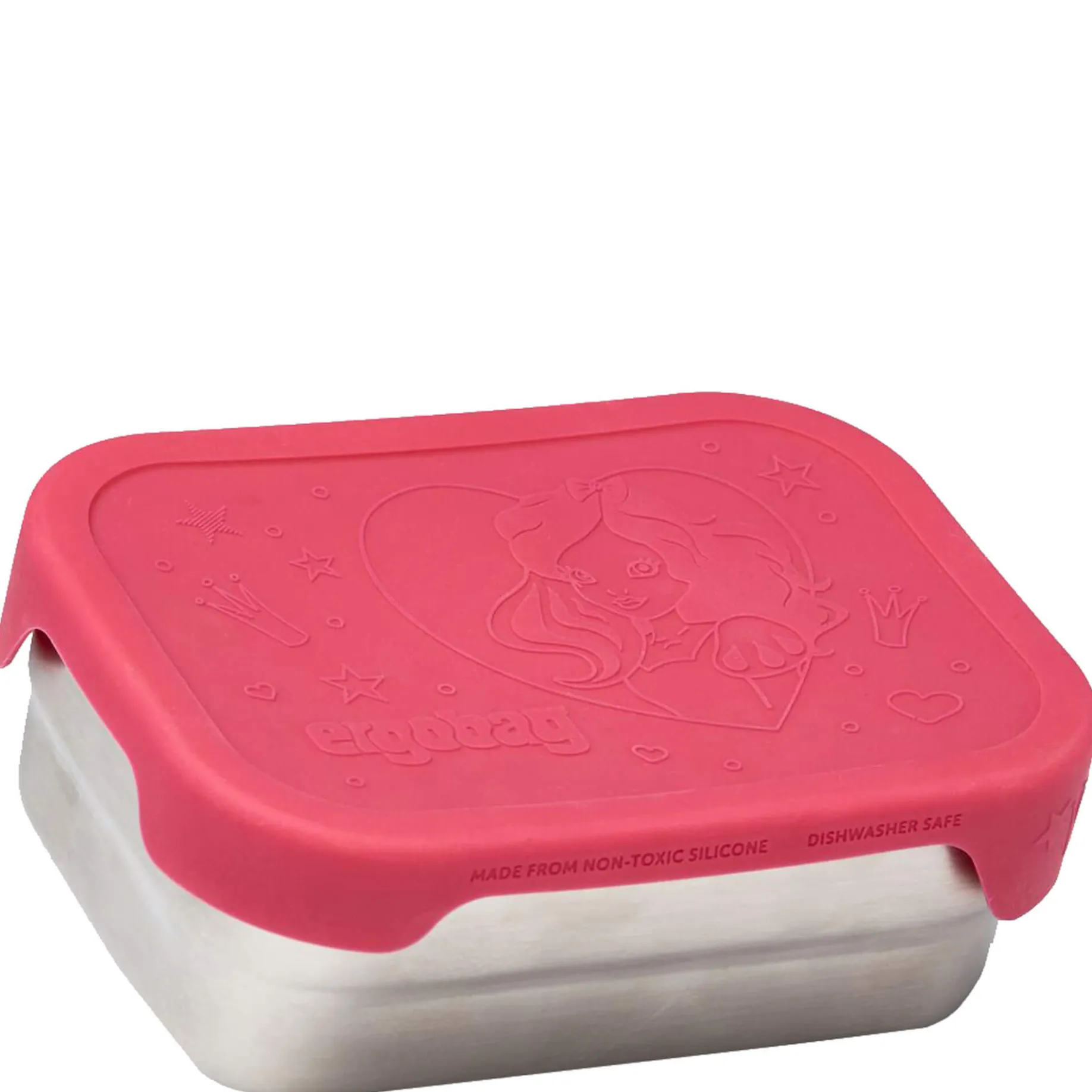 Zubehör - Brotzeitbox Edelstahl 2tlg. 16 cm (Prinzessin)