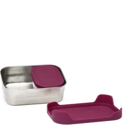 Zubehör - Brotzeitbox Edelstahl 2tlg. 16 cm (Pferdestar)