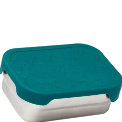 Zubehör - Brotzeitbox Edelstahl 2tlg. 16 cm (Monster)
