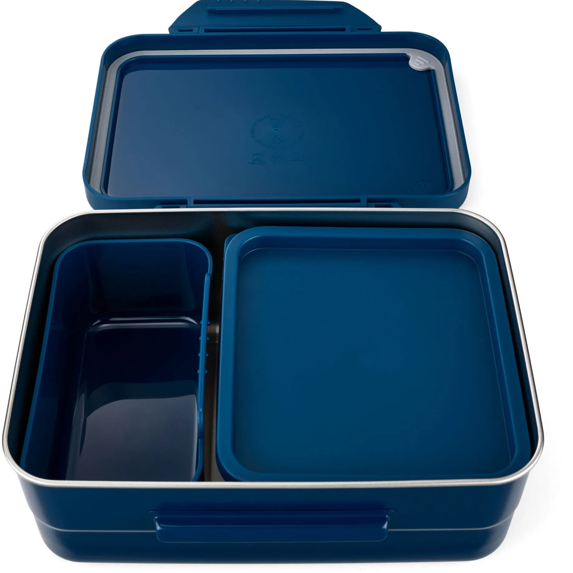 Zubehör - Lunchbox Edelstahl 3 tlg. 2025 (blau)