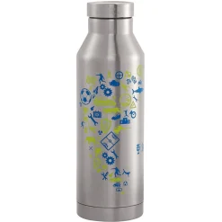 Zubehör 500 ml Isolierte Edelstahl - Trinkflasche (Blau/Gelb)