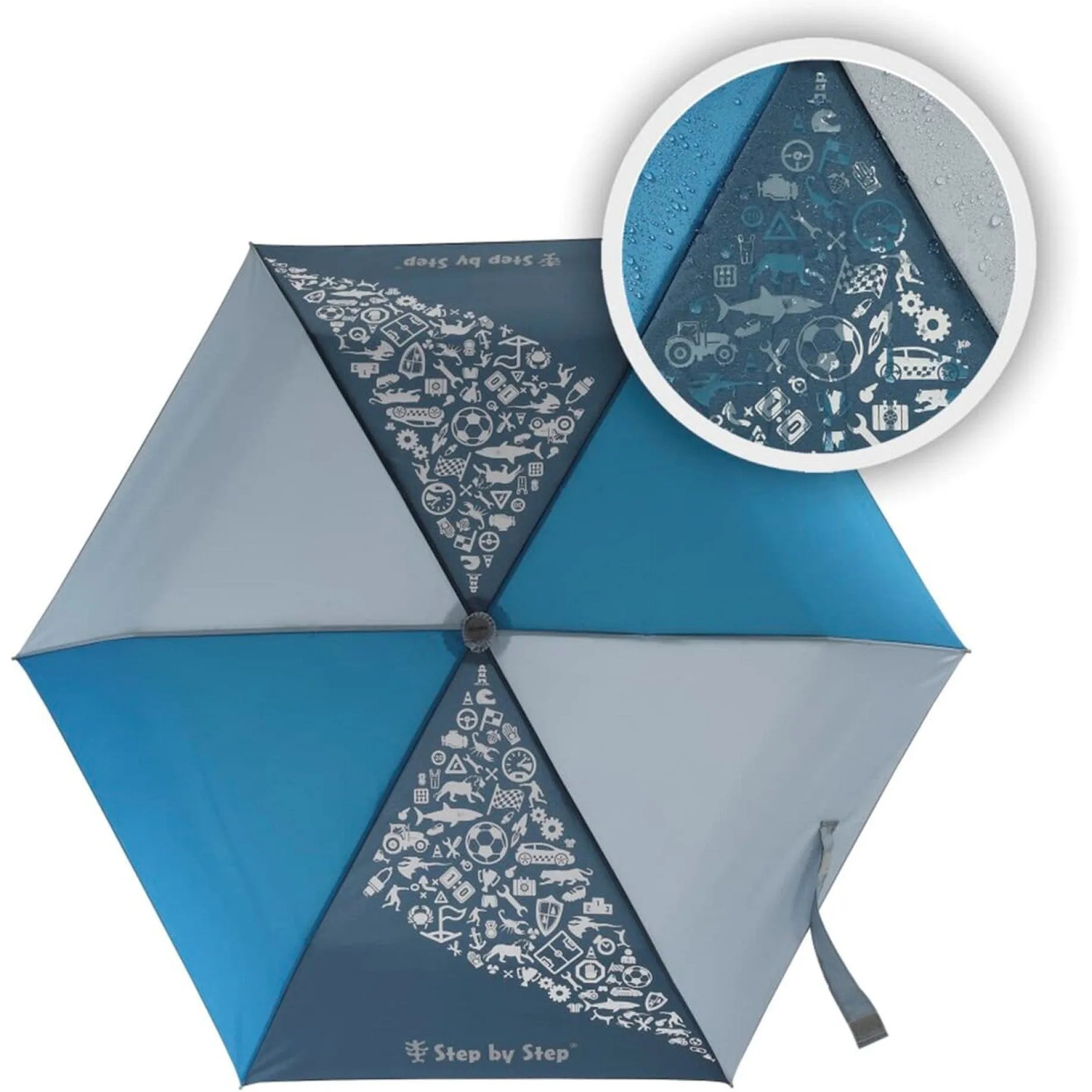 Zubehör - Regenschirm Magic Rain EFFECT (Blue)