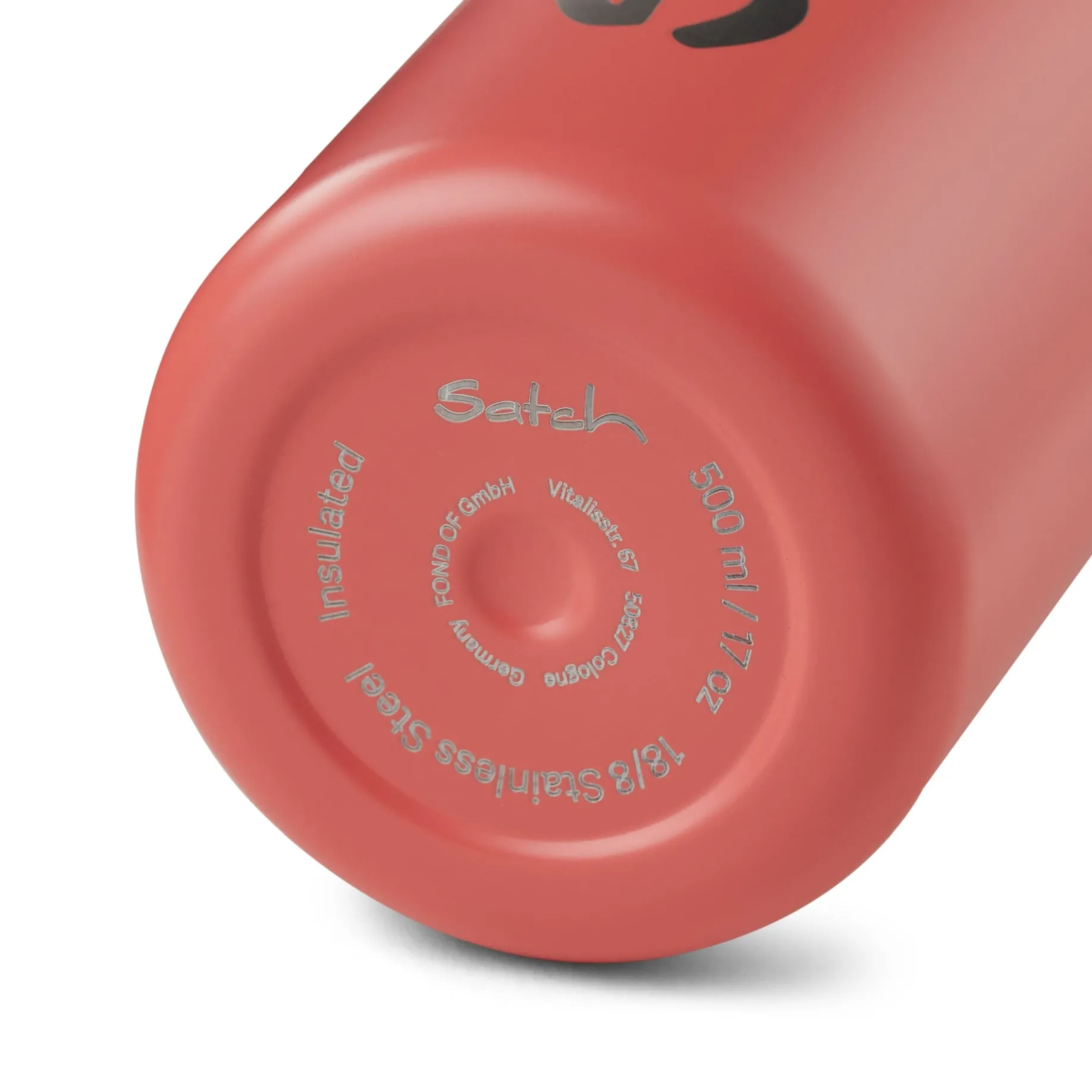 Zubehör - Trinkflasche 500 ml (nordic coral)