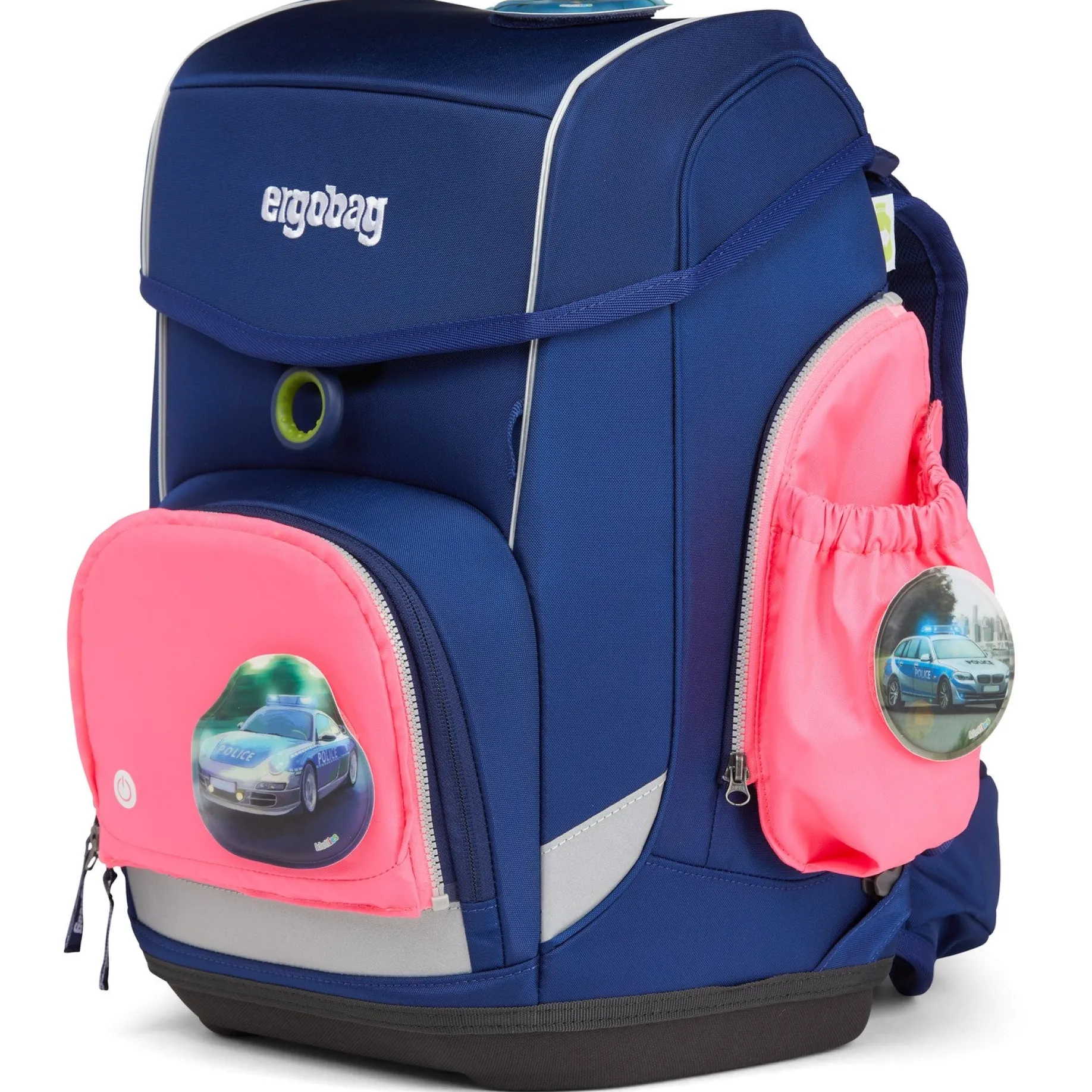 Zubehör Pack/Cubo/Cubo Light/Wide Fluo LED - Seitentaschen Zip-Set 3tlg. (pink)