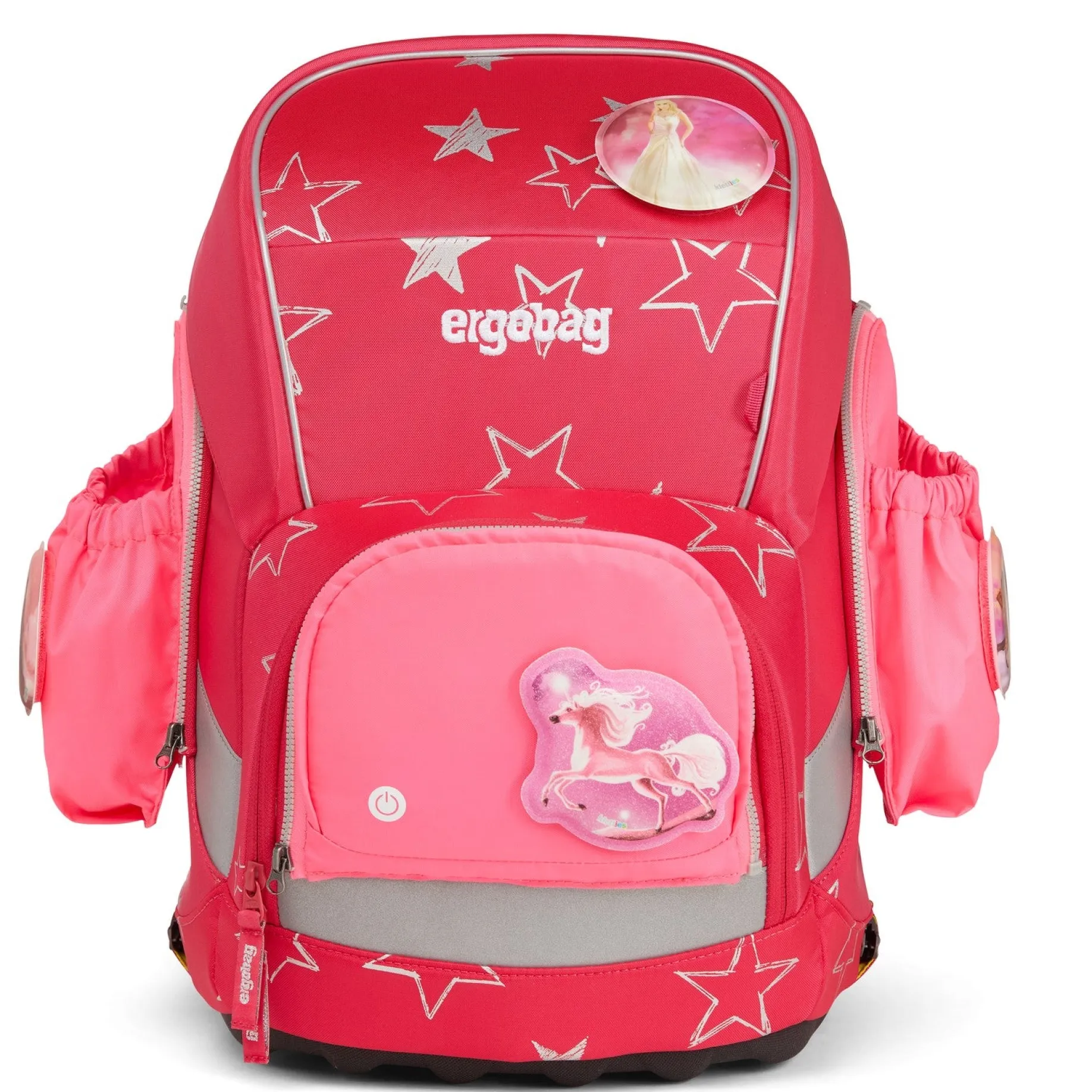 Zubehör Pack/Cubo/Cubo Light/Wide Fluo LED - Seitentaschen Zip-Set 3tlg. (pink)